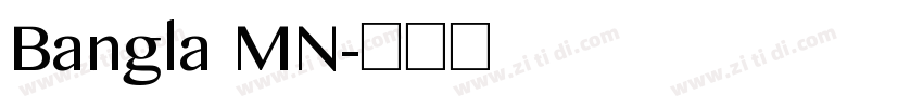 Bangla MN字体转换